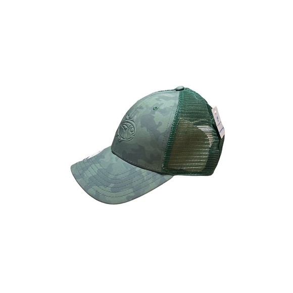 Southern Tide Logo Forest Green Camo Trucker Style Hat Adjustable OSFM New - Picture 2 of 6